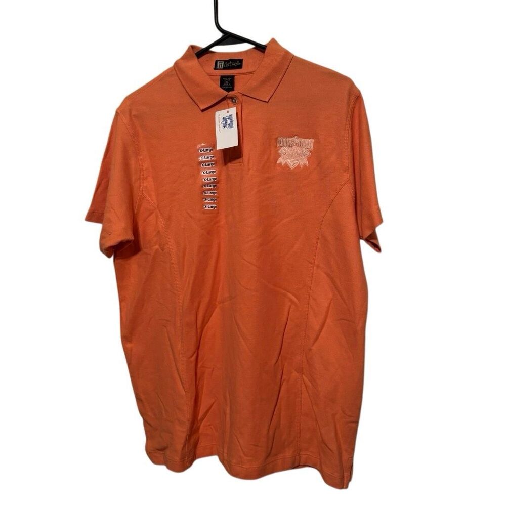 Cooperstown Dreams Park Women’s Size XL Tangerine Color Polo Shirt *New*
